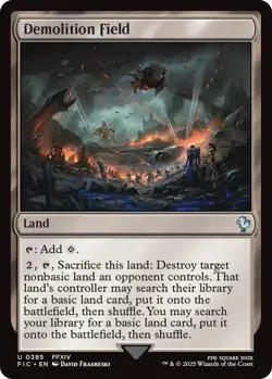 MTG Final Fantasy Commander - Demolition Field - Image 1