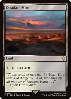 MTG Final Fantasy Commander - Desolate Mire - Image 1