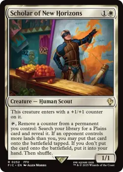 MTG Final Fantasy Commander - Scholar of New Horizons - Image 1