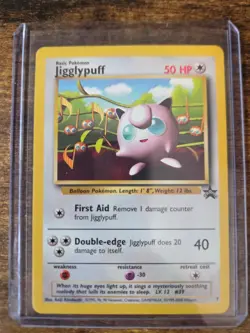 1999 Pokemon TCG Jigglypuff Wizards WOTC Black Star Promo #7 - Image 1