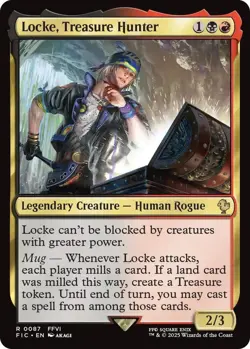 MTG Final Fantasy Commander - Locke, Treasure Hunter - Image 1
