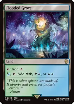 MTG Final Fantasy Commander - Flooded Grove - Image 1