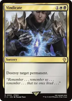 MTG Final Fantasy Commander - Vindicate - Image 1