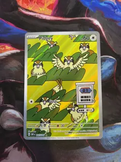 Pokemon Pidgey 207/197 Obsidian Flames Illustration Rare - Image 1