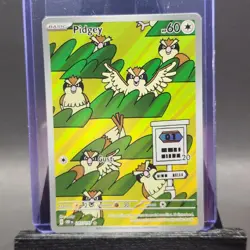 Pokemon Card Pidgey 207/197 Obsidian Flames Illustration Rare Holo NM/M - Image 1