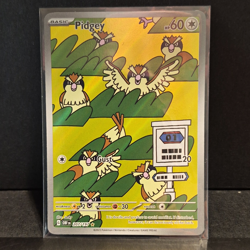 Pokemon TCG Pidgey 207/197 SV03 Obsidian Flames Illustration Rare Holo ENG - Image 1