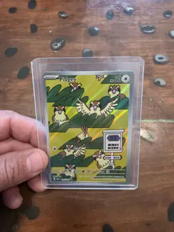 2023 Pokemon SV Obsidian Flames Pidgey Illustration Rare #207/197 TCG - Image 1