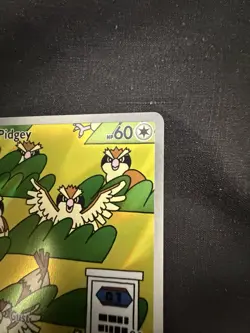 Pokemon TCG Pidgey 207/197 SV03 Obsidian Flames Illustration Rare Holo - Image 2