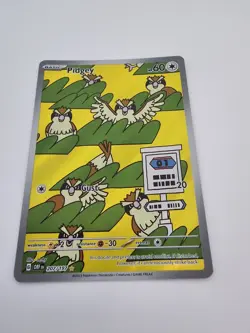 Pokemon Pidgey 207/197 SV03 Obsidian Flames Illustration Rare Full Art Holo 60HP - Image 2