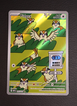 Pidgey – Obsidian Flames – 207/197 – Illustration Rare – NM – Pokemon TCG - Image 1