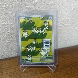 Pidgey Holo Illustration Rare SV03: Obsidian Flames 207/197 NM - Image 1