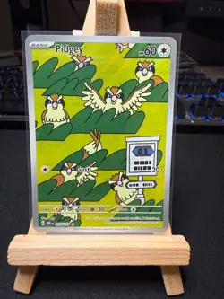 Pokemon TCG Pidgey 207/197 – Obsidian Flames – Illustration Rare – NM - Image 1
