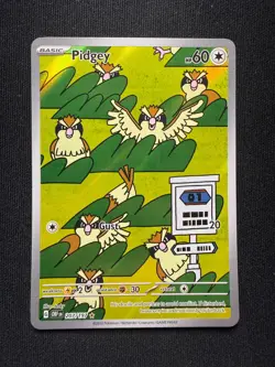 Pokemon TCG Pidgey 207/197 – Obsidian Flames – Illustration Rare – NM - Image 2