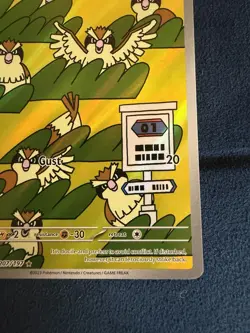 Pokemon TCG Pidgey 207/197 SV03: Obsidian Flames Holo Illustration Rare - Image 5