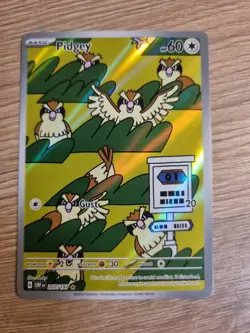 Pokemon TCG Pidgey 207/197 Obsidian Flames Illustration Rare Pack Fresh NM - Image 1