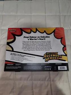 Pokemon TCG: Mega Evolution-Ascended Heroes Mega Emboar EX Box SEALED - Image 2