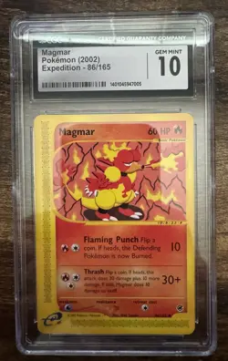 Magmar - 2002 Pokemon Expedition - 86/165 - CGC 10 🔥🔥🔥🔥 - Image 1
