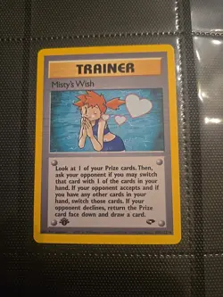 Pokemon TCG Misty's Wish 1st Edition Near Mint / Mint / Nm Gym Challenge 108/132 - Image 1