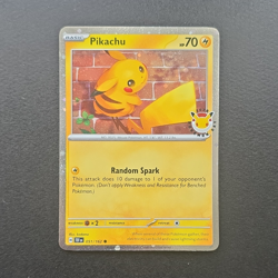 The Pikachu 051/162 SV05 Temporal Forces Stamped Holo - Image 1