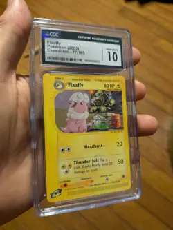(POP 26) CGC 10 GEM MINT Flaaffy 77/165 - Expedition - Pokemon 2002 - Image 1