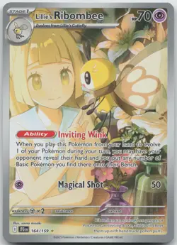 Lillie's Ribombee 164/159 Illustration Rare Journey Together Pokemon NM/M - Image 1