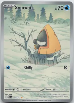 Snorunt 227/217 Illustration Rare Ascended Heroes Pokemon NM/M - Image 1