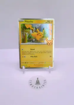 Pokemon - Pikachu 018/091 - Trick Or Trade 2024 Cosmos Holo - Image 1