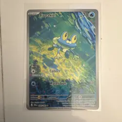 Nintendo Pokemon TCG Froakie 088/086 Chaos Rising IR Holo Eng 70 HP - Image 1