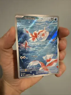 Goldeen Pitch Black 87/84 IR Pokemon TCG Pack Fresh NM - Image 2