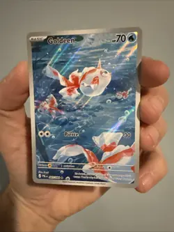 Goldeen Pitch Black 87/84 IR Pokemon TCG Pack Fresh NM - Image 3
