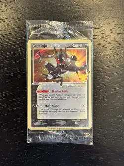 SEALED Pokemon Greninja Gold Star Promo SWSH144 Celebrations - Image 1
