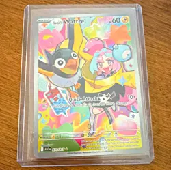 Iono's Wattrel SV09 231/217 Illustration Rare Holo Eng HP60 - Image 1