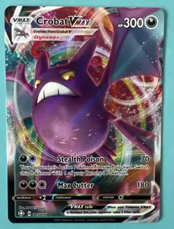 Pokemon TCG Crobat VMAX Shining Fates 045/072 Holo Ultra Rare - Image 1