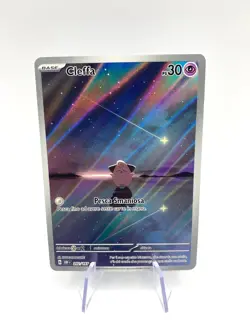 Carta Pokemon 202 197 Cleffa Ar OBF set Ossidiana Infuocata Italiano Near Mint - Image 1