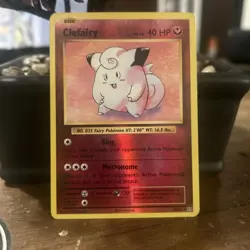 Pokemon TCG Clefairy 63/108 Reverse Holo Evolutions VLP - Image 1