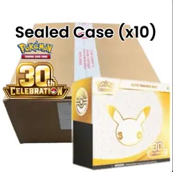 Pokemon 30th Anniversary Elite Trainer Box New Sealed Case (x10) **PRE-ORDER** - Image 1