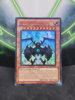 Yugioh Neos Wiseman LCGX-EN040 Ultra Rare NM - Image 1