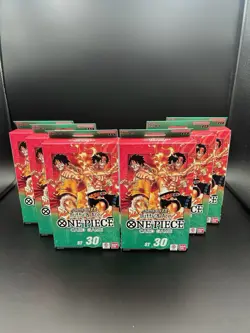 One Piece Card Game ST-30 Starter Deck EX Luffy & Ace English Factory Sealed - Image 1