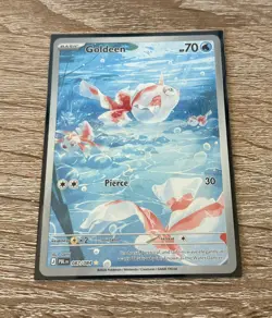 Pokemon TCG Goldeen 087/084 Illustration Rare IR PBL EN Pitch Black NM - Image 2
