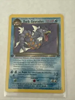 Pokemon Dark Gyarados 25/82 1st Edition Non-Holo Rare Team Rocket WOTC Vintage - Image 1