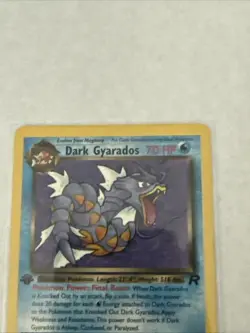Pokemon Dark Gyarados 25/82 1st Edition Non-Holo Rare Team Rocket WOTC Vintage - Image 2