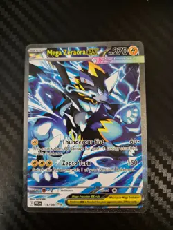 Mega Zeraora ex - 114/084 - SIR - Pitch Black - Pokemon -NM/M - Image 1