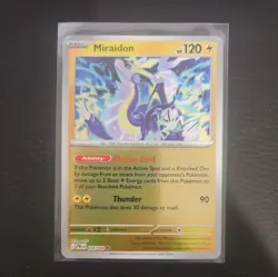 Miraidon - 028/084 - Reverse Holo - Pitch Black - NM/M - Pokemon Card - Image 1