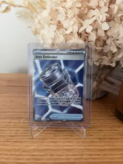 IRON DEFENDER 110/084 ULTRA RARE NM PITCH BLACK POKEMON TCG - Image 1