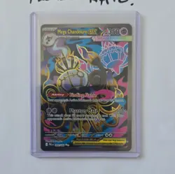 Pokemon TCG- Mega Chandelure ex - 099/084 - ME05: Pitch Black (ME05) Ultra Rare - Image 2