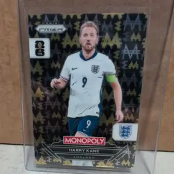 2026 Panini Prizm Monopoly World Cup Harry Kane Black Millionaire SSP B5 England - Image 1