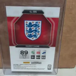 2026 Panini Prizm Monopoly World Cup Harry Kane Black Millionaire SSP B5 England - Image 2