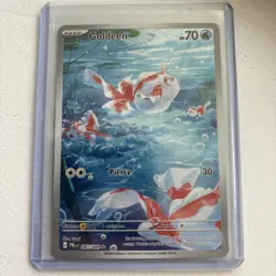 Goldeen Illustration IR Rare 087/084 Pitch Black Card IN HAND ! Mint/NM - Image 1