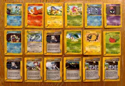 Vintage 2002 Pokemon TCG Expedition Set Bundle - 18 Cards, Includes Pikachu - Image 1