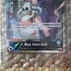 One Piece CCG Boa Hancock Leader Holo Card OP07-038 PSA Promo - Image 4
